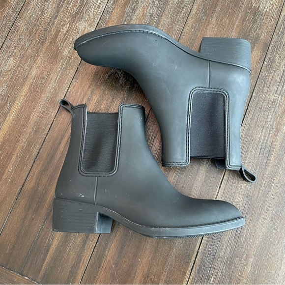 Jeffrey Campbell Havana Last Stormy Matte Point Toe Chelsea Rain Boot Women’s 7 - Picture 11 of 13